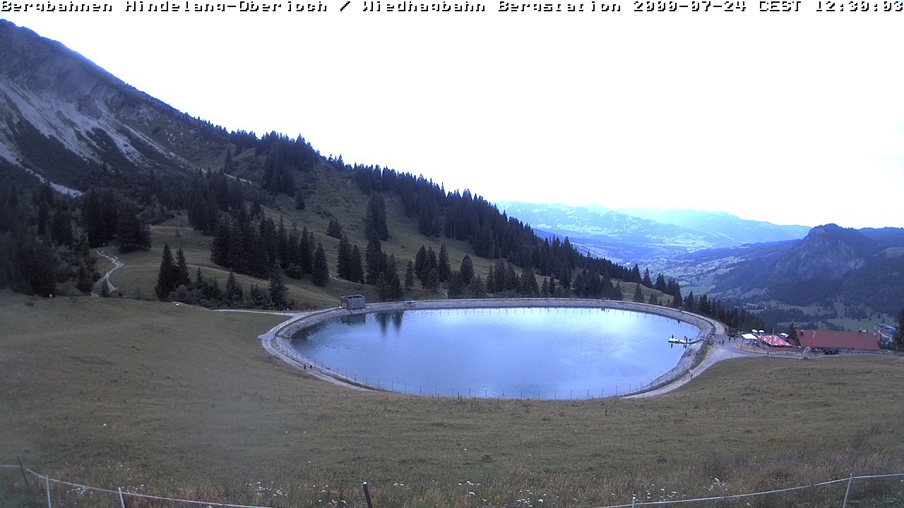Archiv Foto Webcam Bad Hindelang - Bergstation Wiedhag Alpe