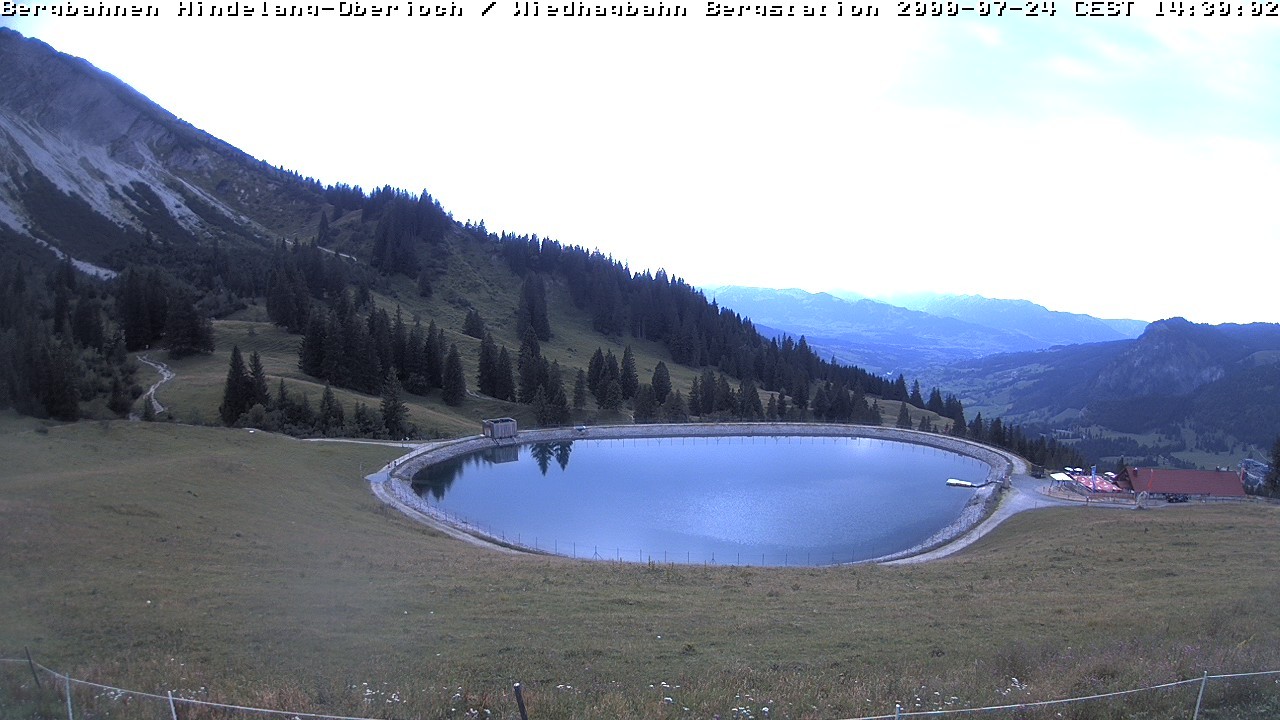 Archiv Foto Webcam Bad Hindelang - Bergstation Wiedhag Alpe