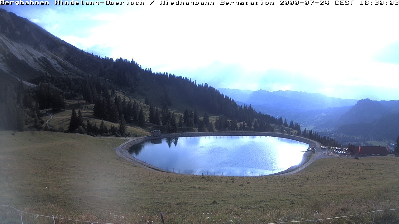 Archiv Foto Webcam Bad Hindelang - Bergstation Wiedhag Alpe