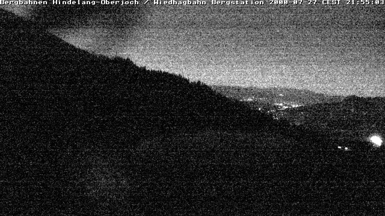 Archiv Foto Webcam Bad Hindelang - Bergstation Wiedhag Alpe