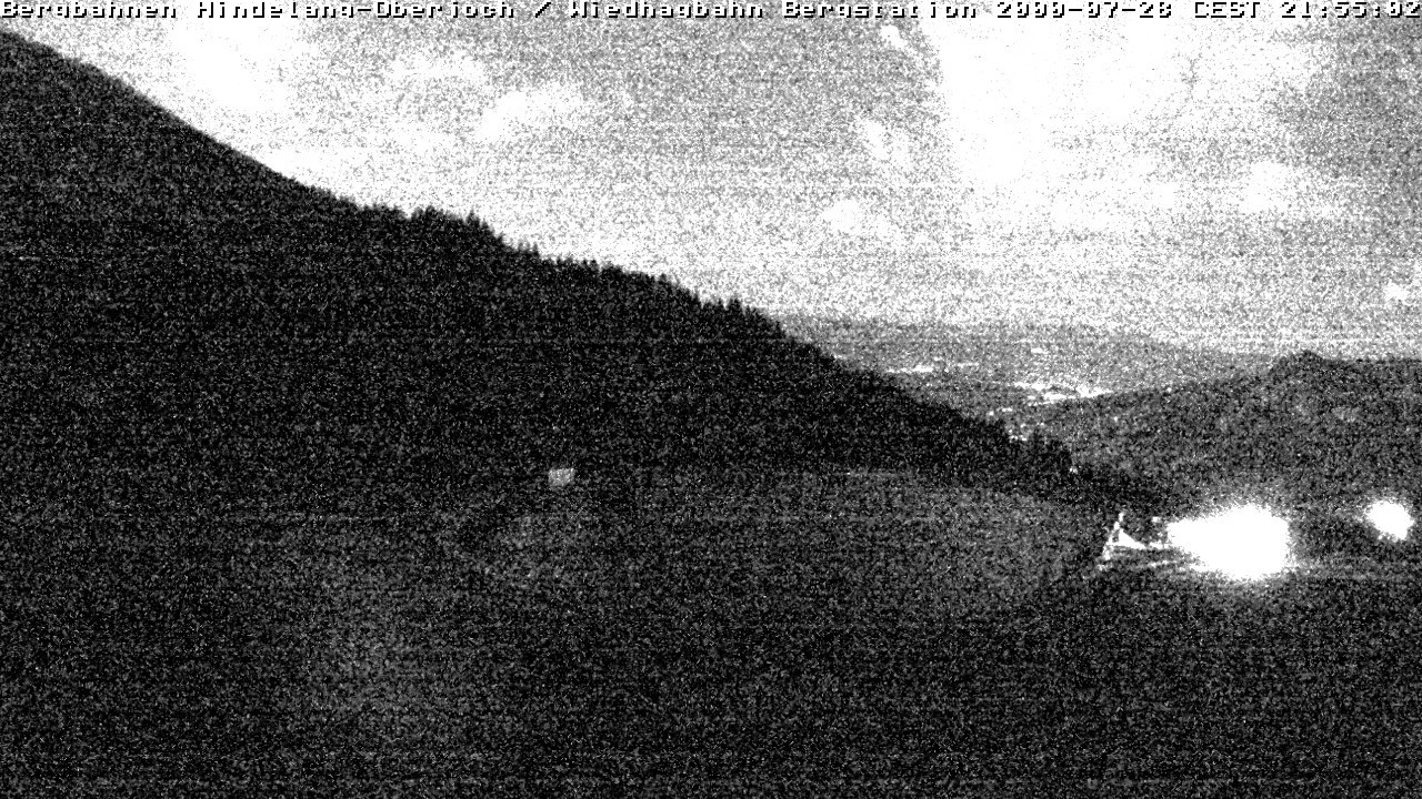 Archiv Foto Webcam Bad Hindelang - Bergstation Wiedhag Alpe