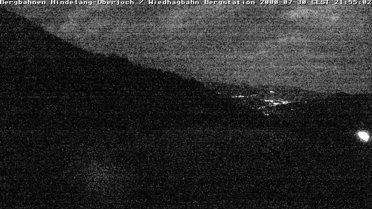 Archiv Foto Webcam Bad Hindelang - Bergstation Wiedhag Alpe