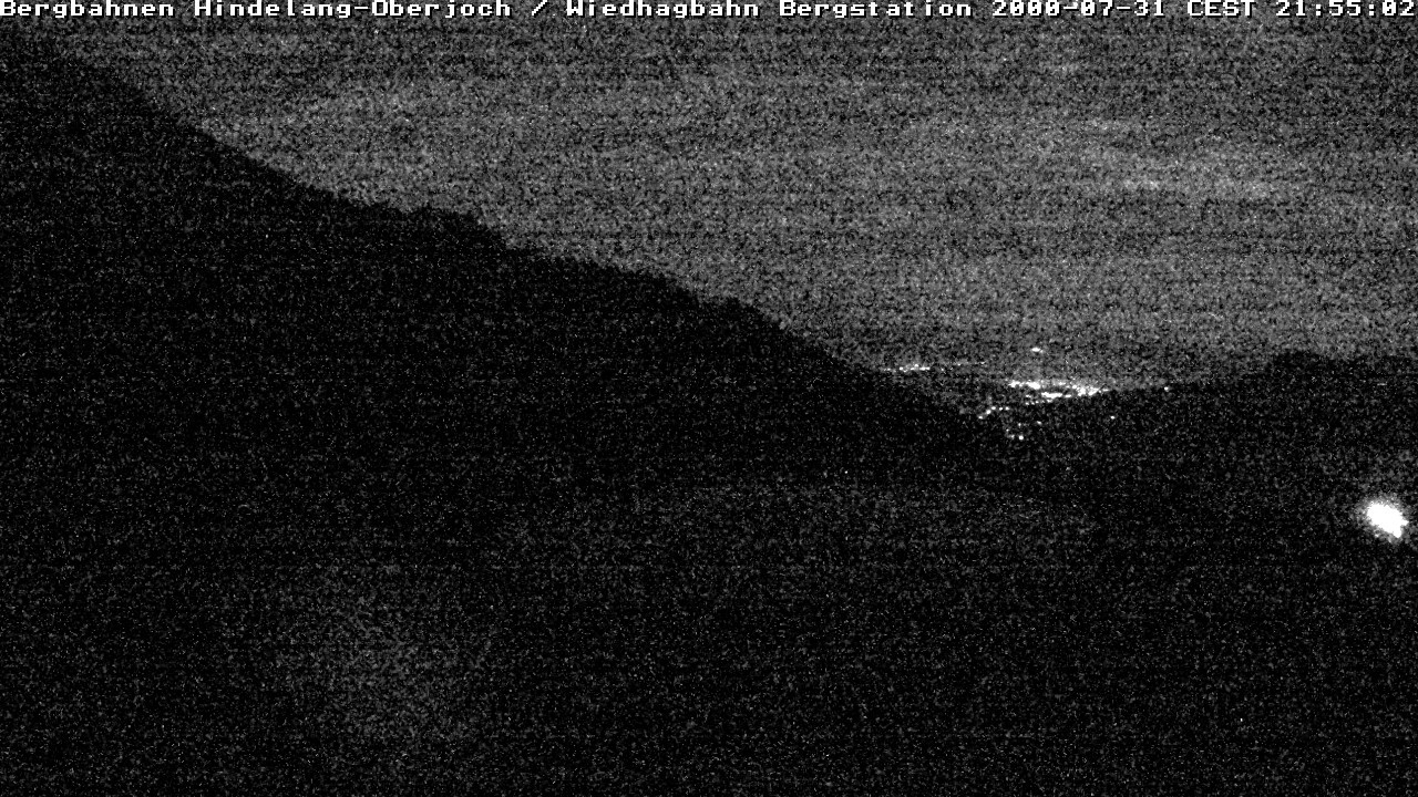 Archived image Webcam Bad Hindelang - Wiedhag Alp top station