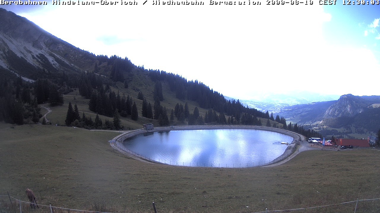 Archiv Foto Webcam Bad Hindelang - Bergstation Wiedhag Alpe