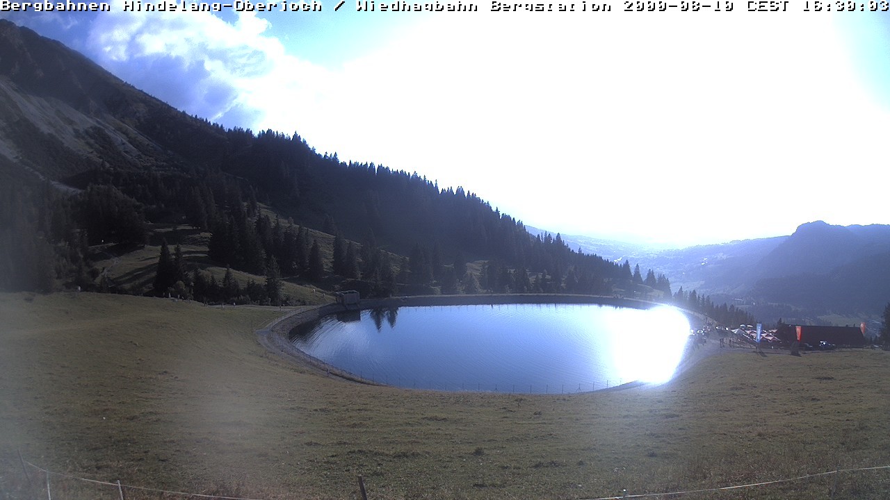 Archiv Foto Webcam Bad Hindelang - Bergstation Wiedhag Alpe