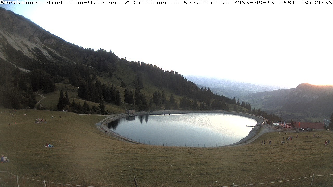 Archiv Foto Webcam Bad Hindelang - Bergstation Wiedhag Alpe