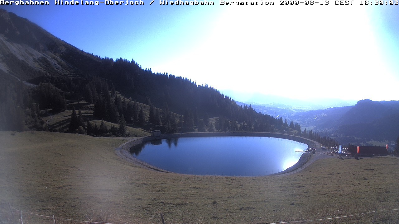 Archiv Foto Webcam Bad Hindelang - Bergstation Wiedhag Alpe