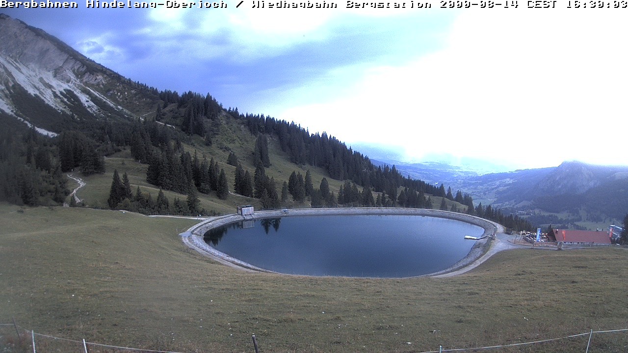 Archiv Foto Webcam Bad Hindelang - Bergstation Wiedhag Alpe