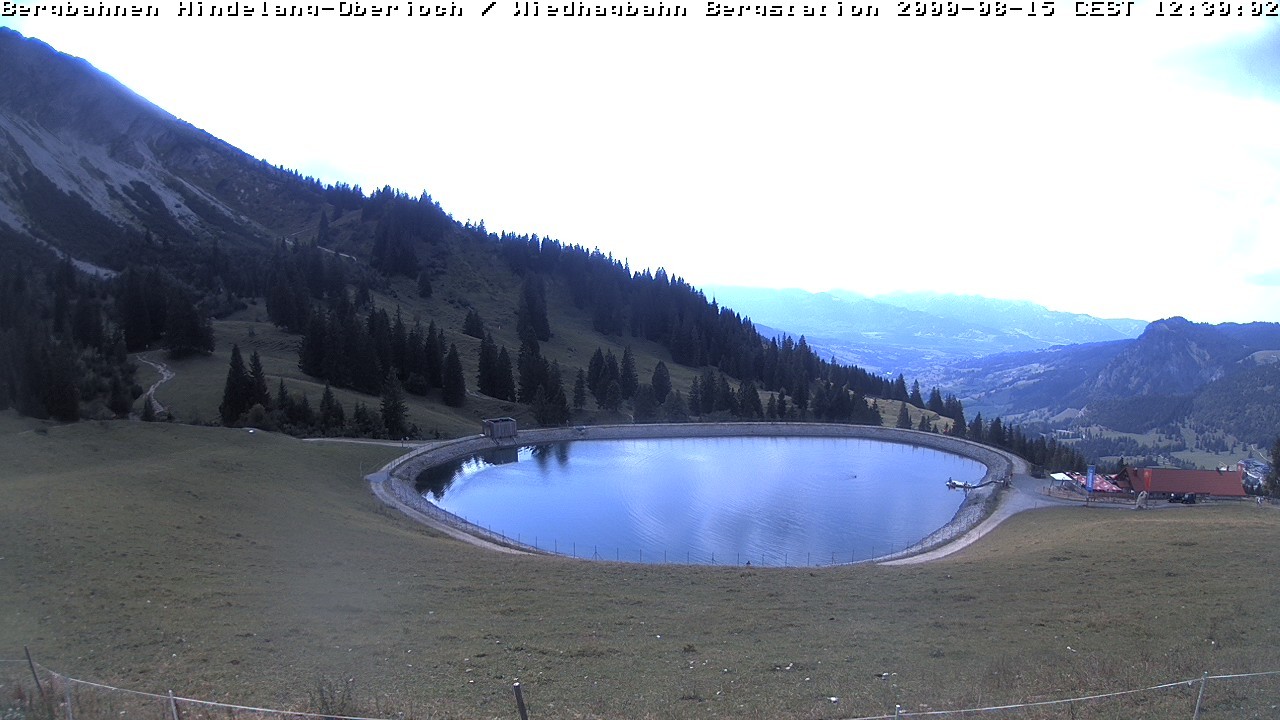Archiv Foto Webcam Bad Hindelang - Bergstation Wiedhag Alpe