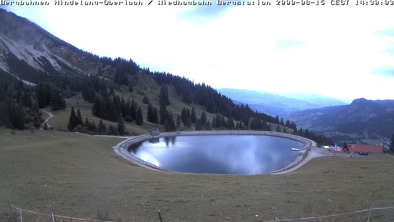 Archiv Foto Webcam Bad Hindelang - Bergstation Wiedhag Alpe