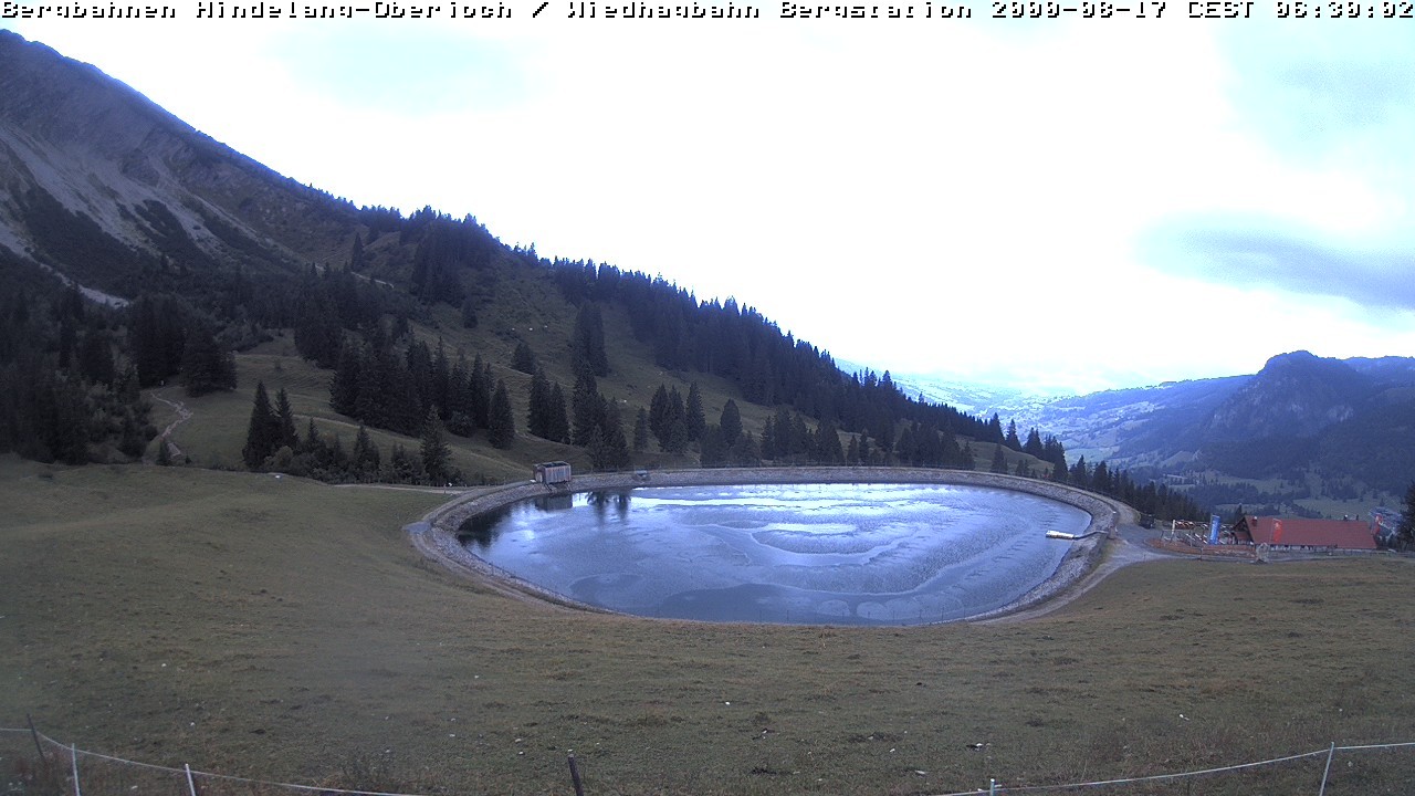 Archiv Foto Webcam Bad Hindelang - Bergstation Wiedhag Alpe
