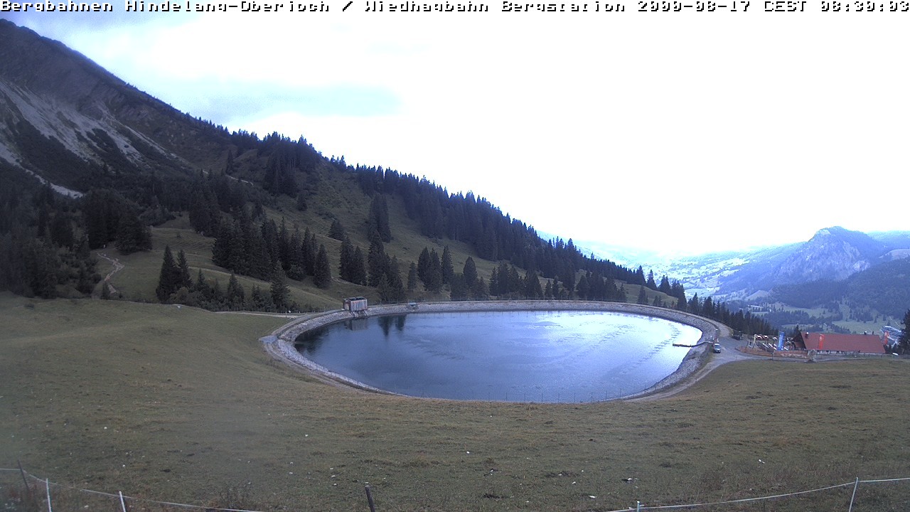 Archiv Foto Webcam Bad Hindelang - Bergstation Wiedhag Alpe