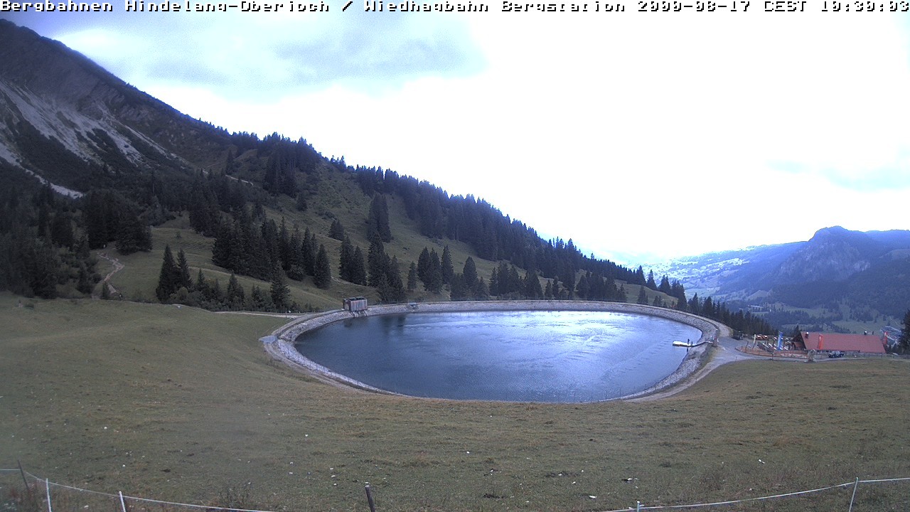 Archiv Foto Webcam Bad Hindelang - Bergstation Wiedhag Alpe