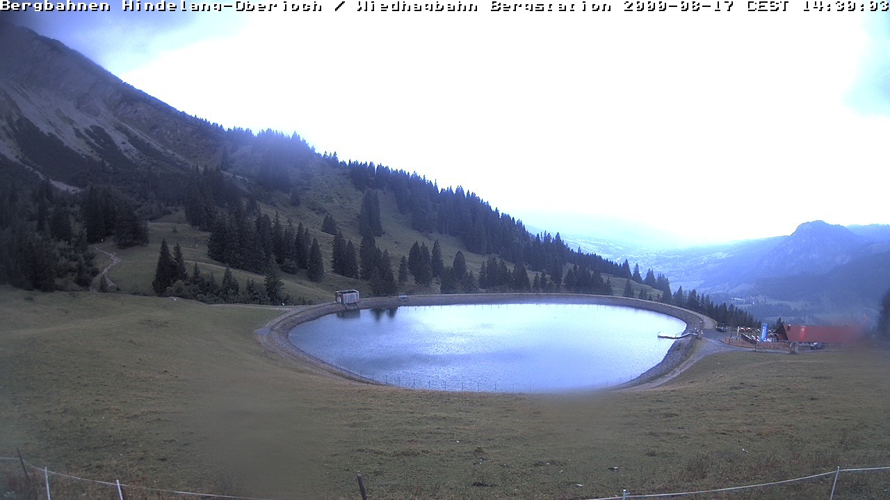 Archiv Foto Webcam Bad Hindelang - Bergstation Wiedhag Alpe