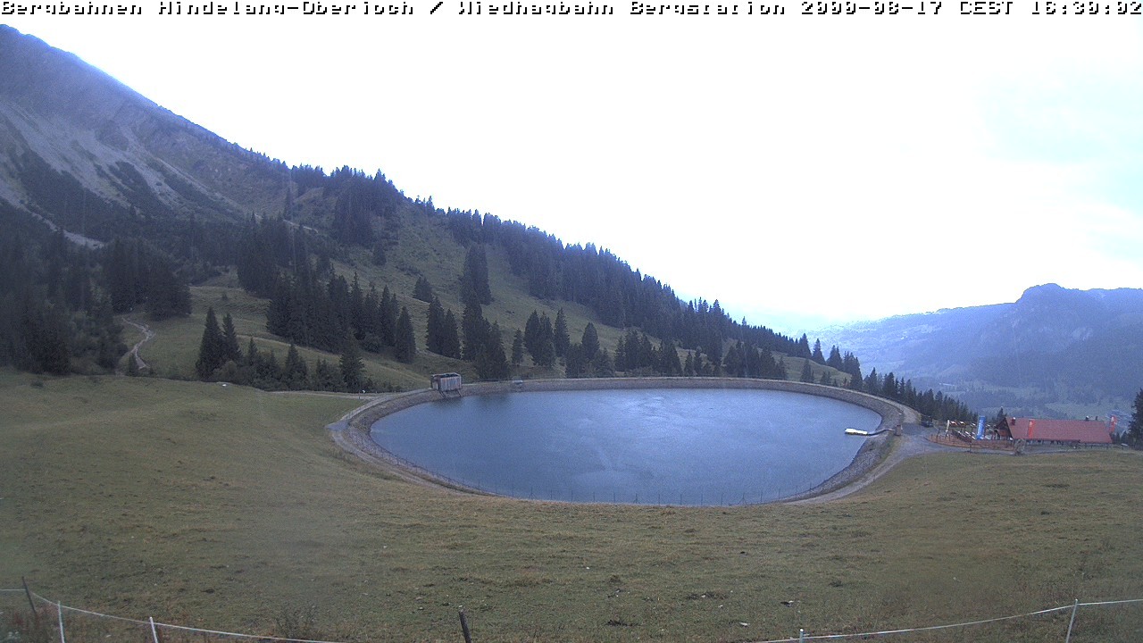 Archiv Foto Webcam Bad Hindelang - Bergstation Wiedhag Alpe