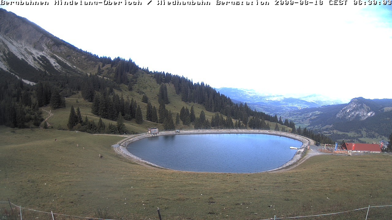 Archiv Foto Webcam Bad Hindelang - Bergstation Wiedhag Alpe
