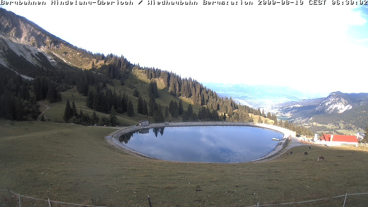 Archived image Webcam Bad Hindelang - Wiedhag Alp top station