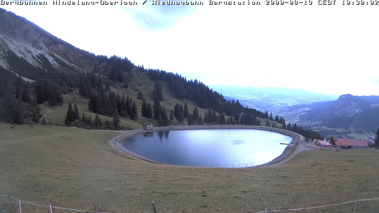 Archived image Webcam Bad Hindelang - Wiedhag Alp top station