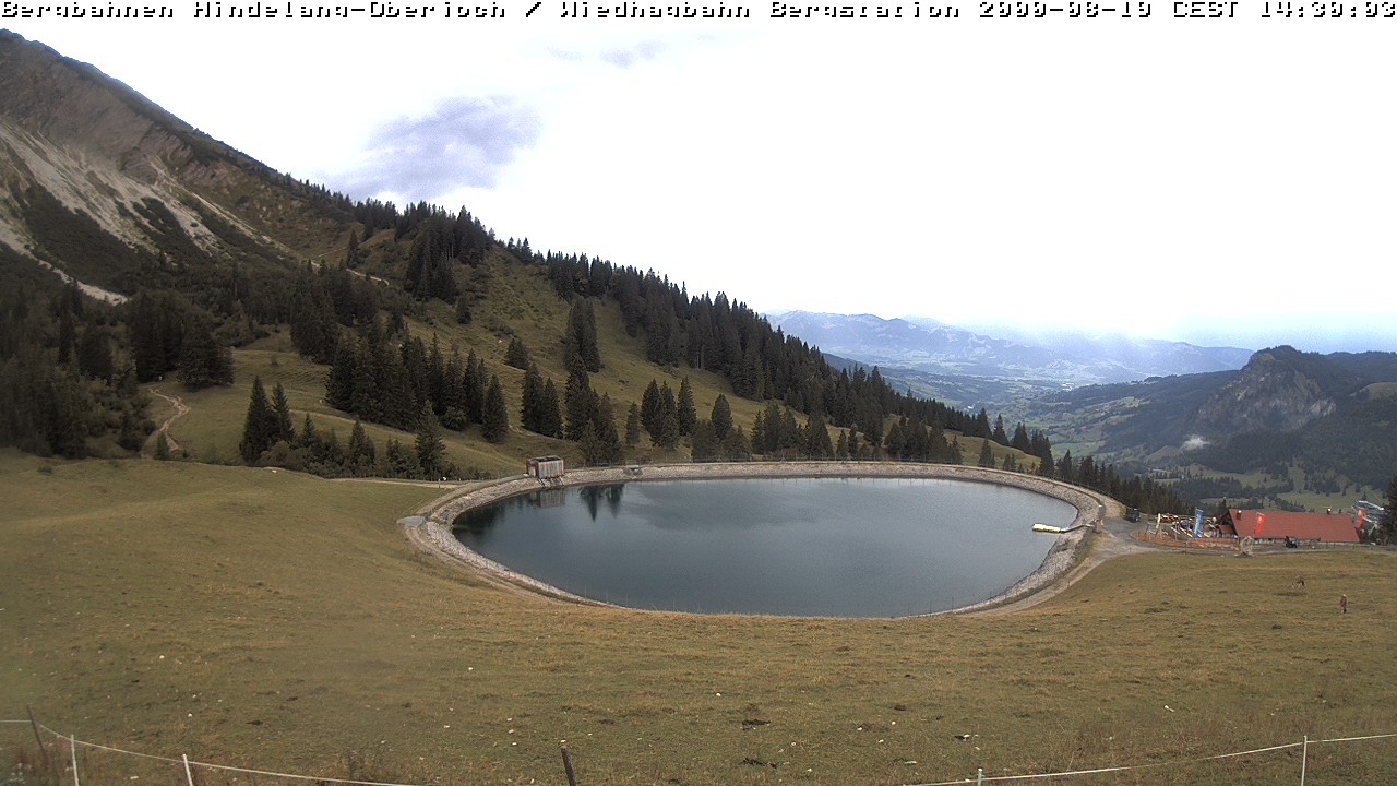 Archived image Webcam Bad Hindelang - Wiedhag Alp top station