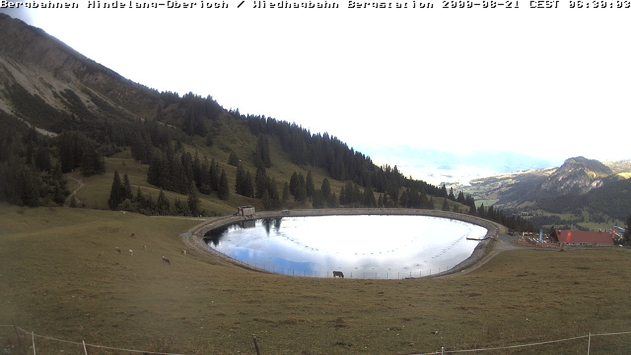 Archiv Foto Webcam Bad Hindelang - Bergstation Wiedhag Alpe