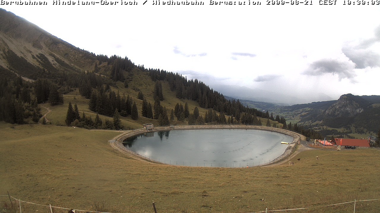 Archiv Foto Webcam Bad Hindelang - Bergstation Wiedhag Alpe