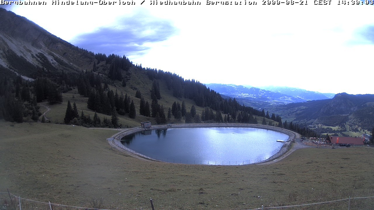 Archiv Foto Webcam Bad Hindelang - Bergstation Wiedhag Alpe
