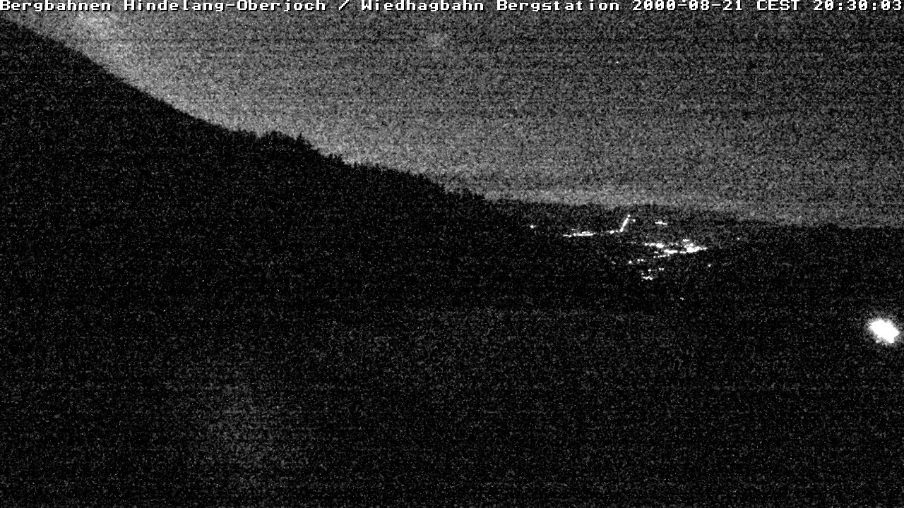 Archiv Foto Webcam Bad Hindelang - Bergstation Wiedhag Alpe