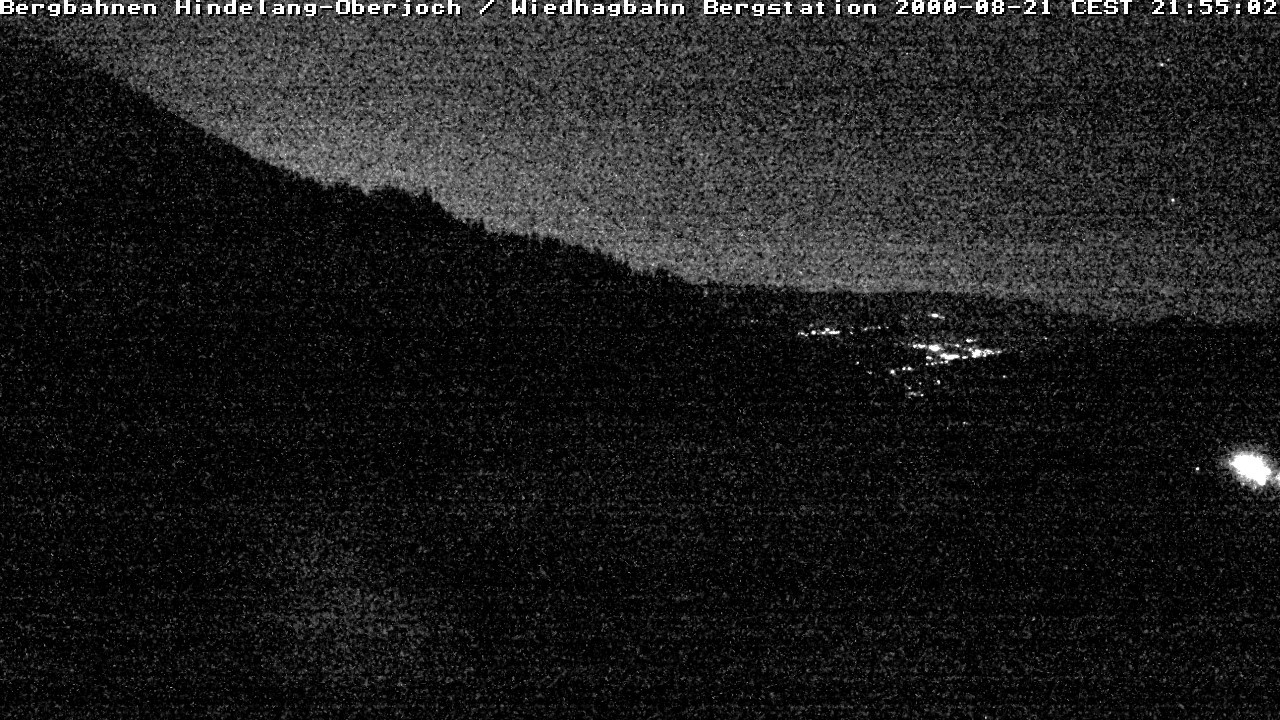 Archived image Webcam Bad Hindelang - Wiedhag Alp top station