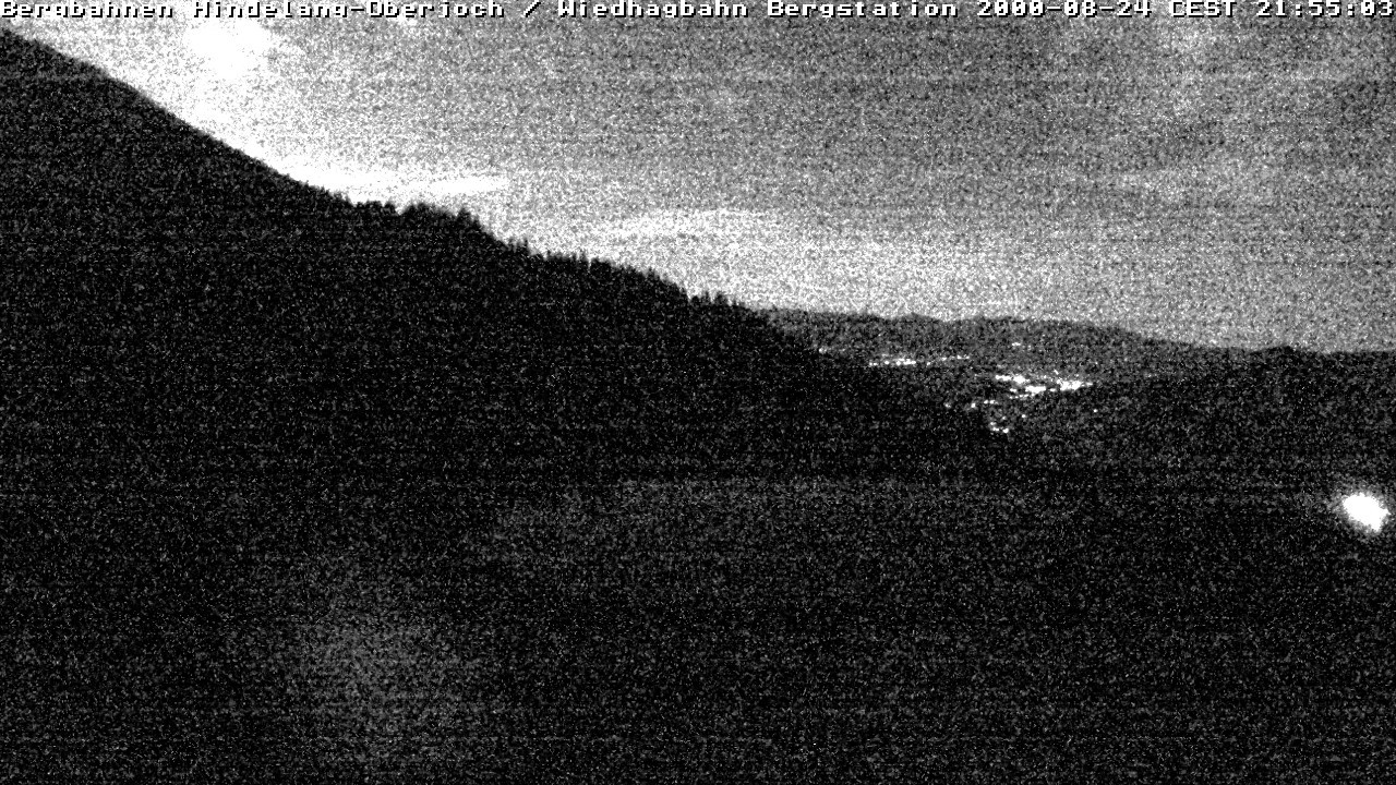Archived image Webcam Bad Hindelang - Wiedhag Alp top station