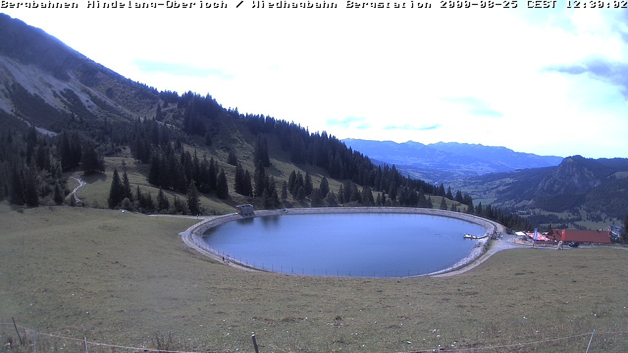 Archived image Webcam Bad Hindelang - Wiedhag Alp top station