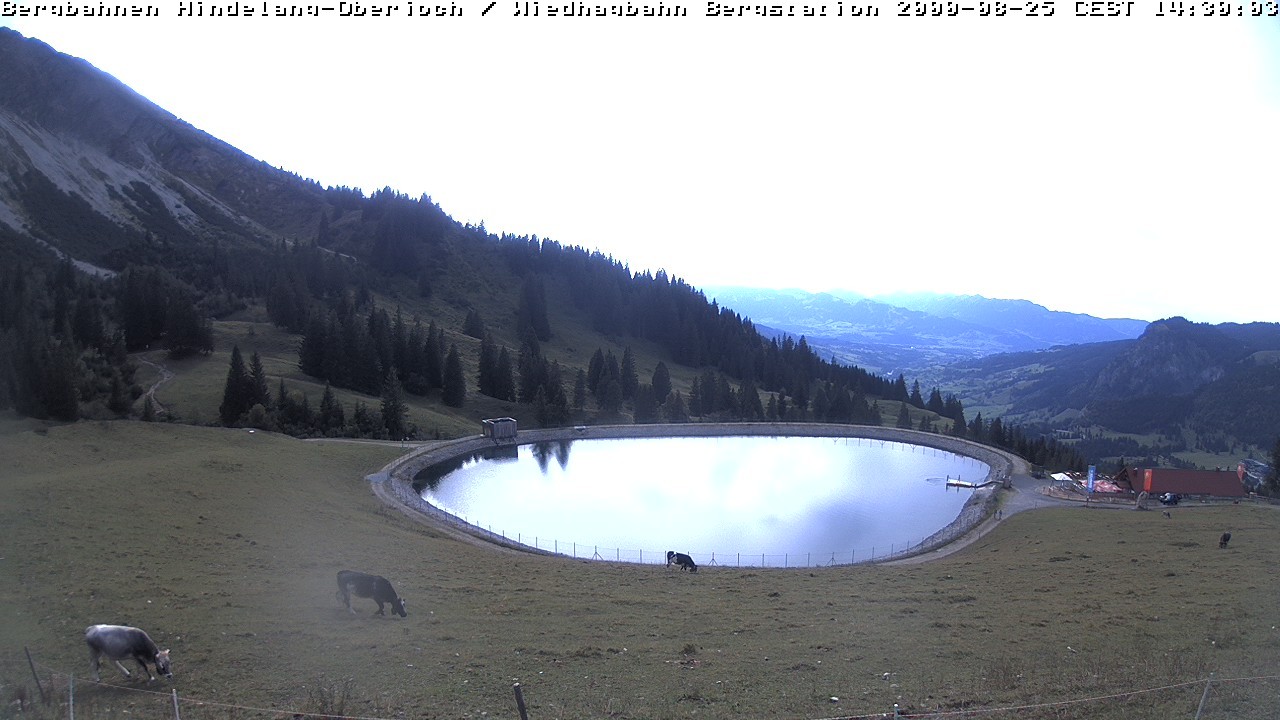 Archived image Webcam Bad Hindelang - Wiedhag Alp top station
