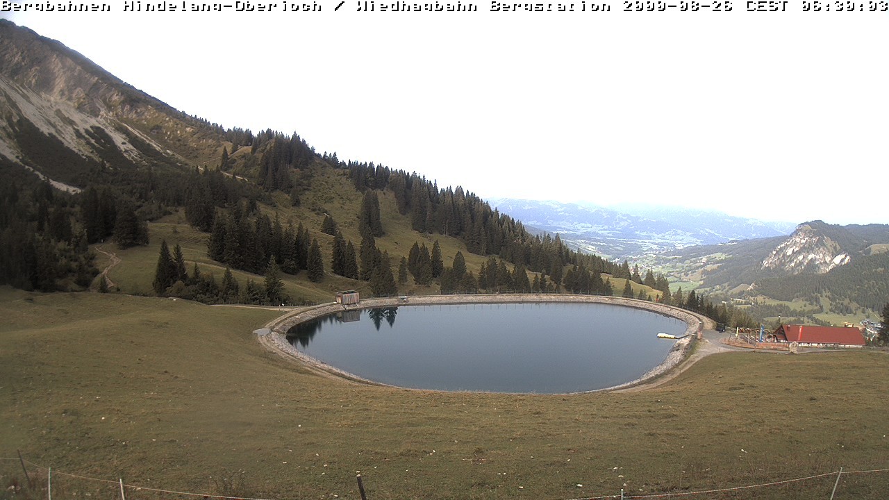 Archiv Foto Webcam Bad Hindelang - Bergstation Wiedhag Alpe