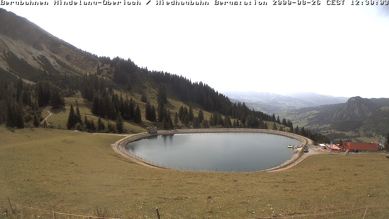 Archiv Foto Webcam Bad Hindelang - Bergstation Wiedhag Alpe