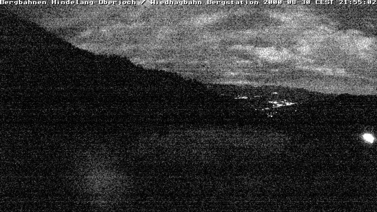 Archiv Foto Webcam Bad Hindelang - Bergstation Wiedhag Alpe
