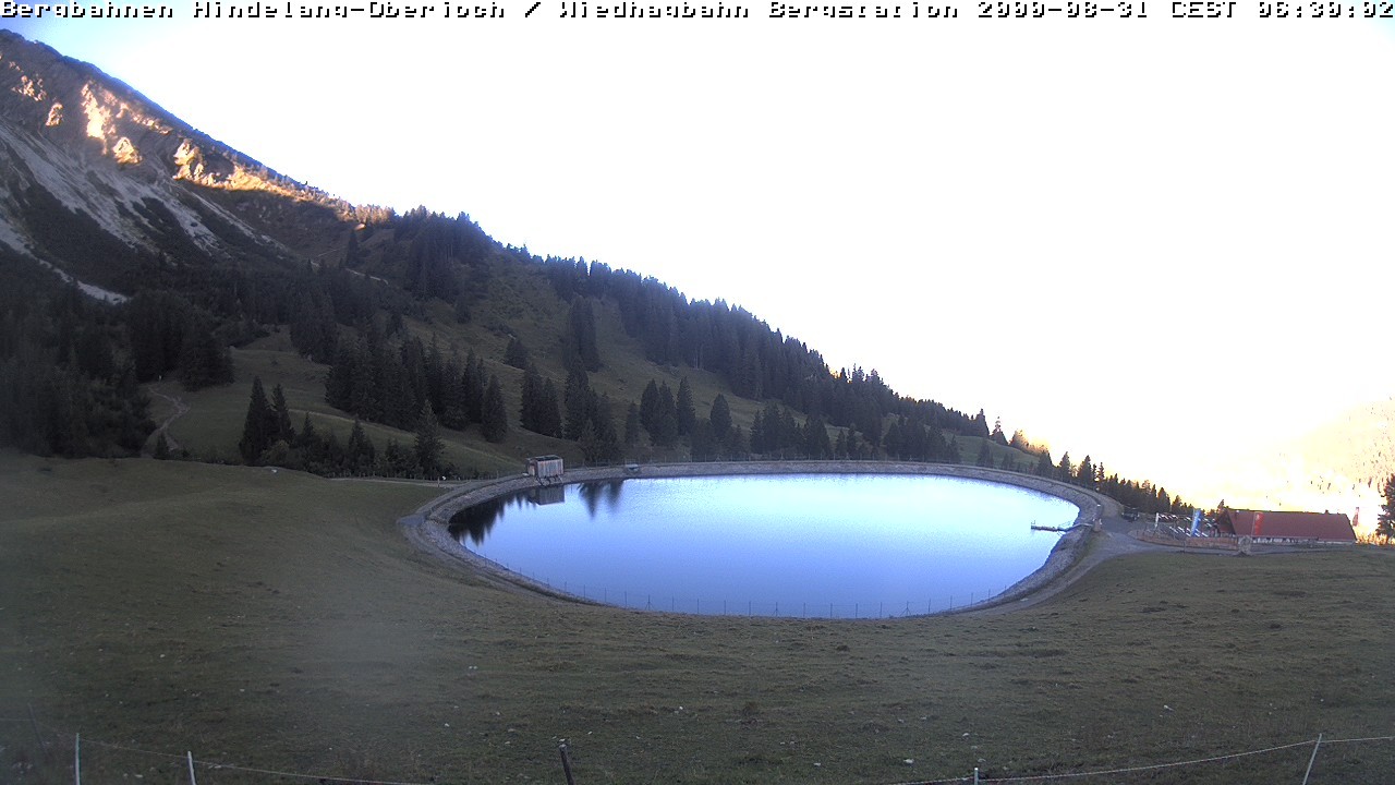 Archiv Foto Webcam Bad Hindelang - Bergstation Wiedhag Alpe