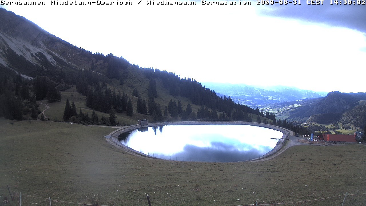Archiv Foto Webcam Bad Hindelang - Bergstation Wiedhag Alpe