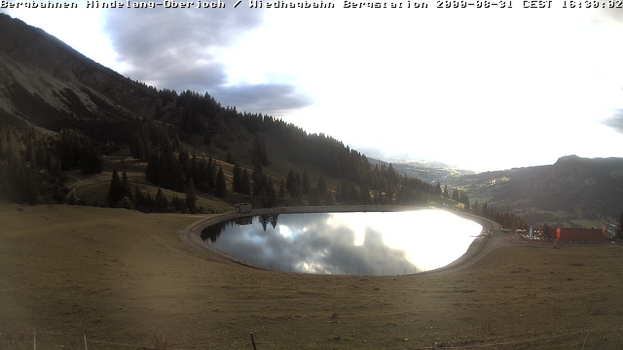 Archiv Foto Webcam Bad Hindelang - Bergstation Wiedhag Alpe