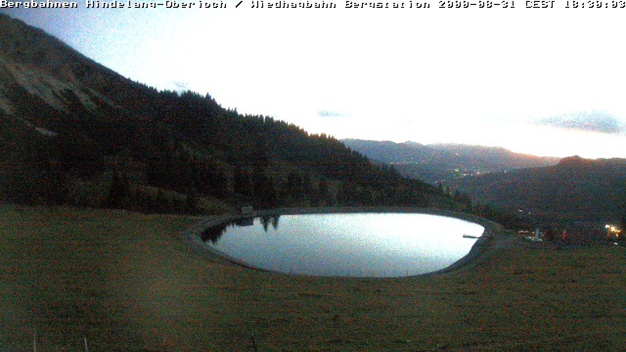 Archiv Foto Webcam Bad Hindelang - Bergstation Wiedhag Alpe
