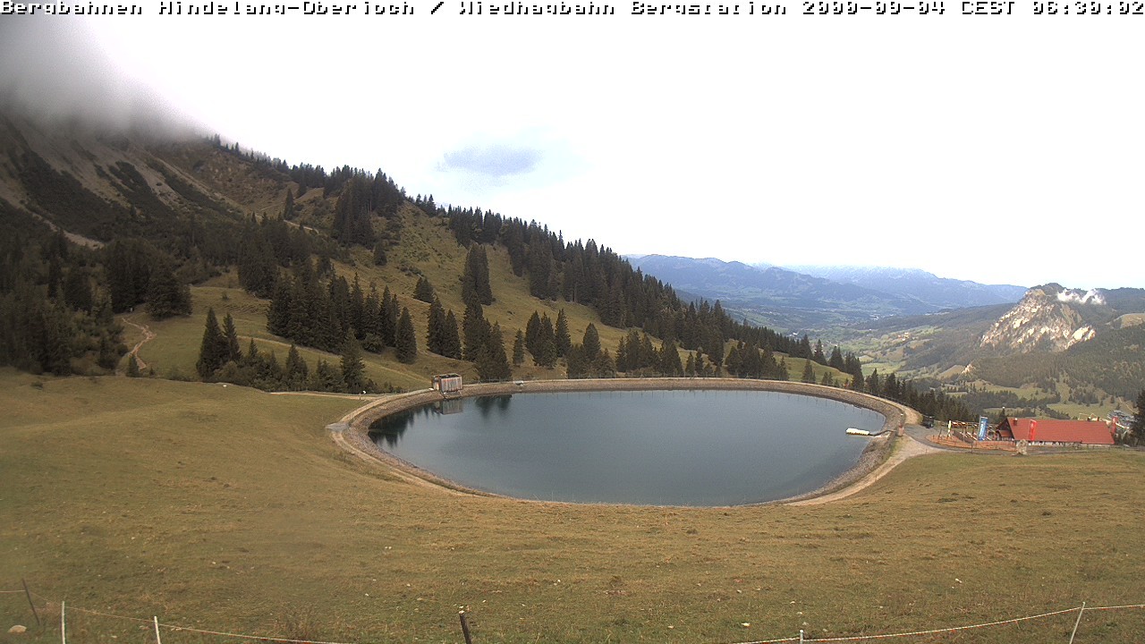 Archiv Foto Webcam Bad Hindelang - Bergstation Wiedhag Alpe