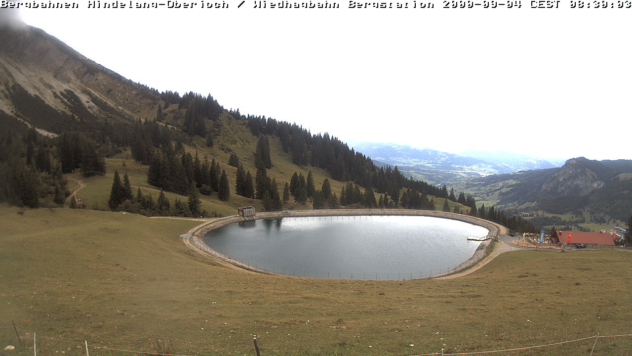 Archiv Foto Webcam Bad Hindelang - Bergstation Wiedhag Alpe