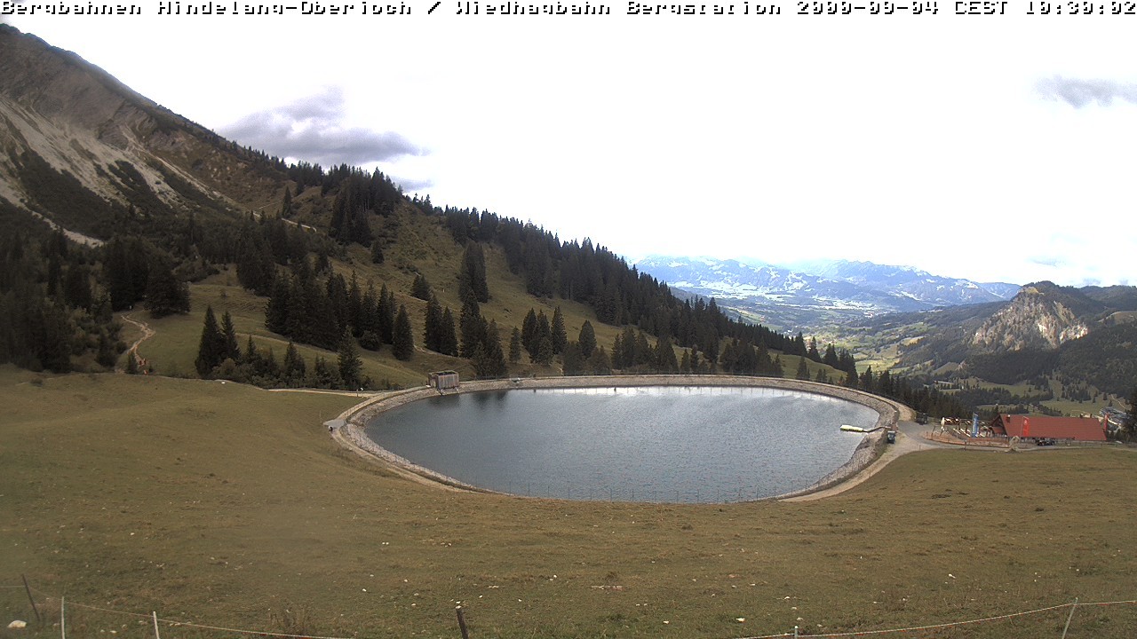 Archived image Webcam Bad Hindelang - Wiedhag Alp top station