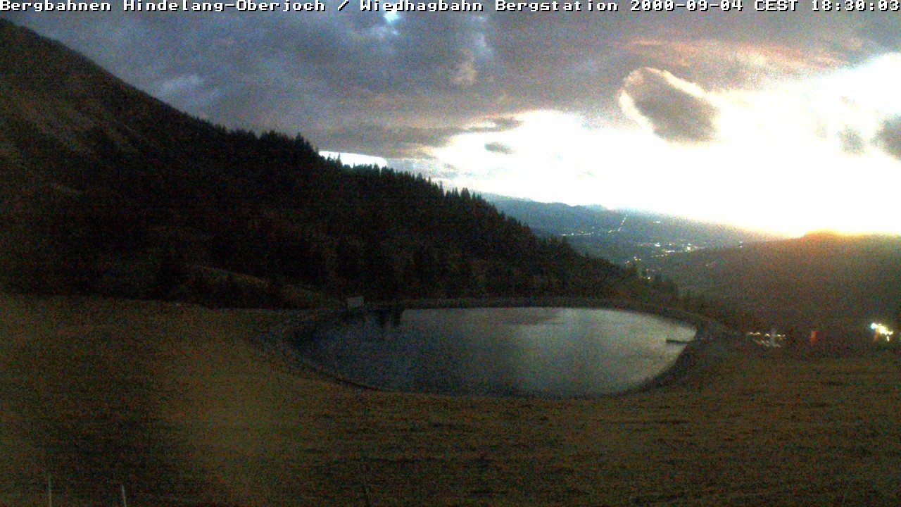 Archived image Webcam Bad Hindelang - Wiedhag Alp top station