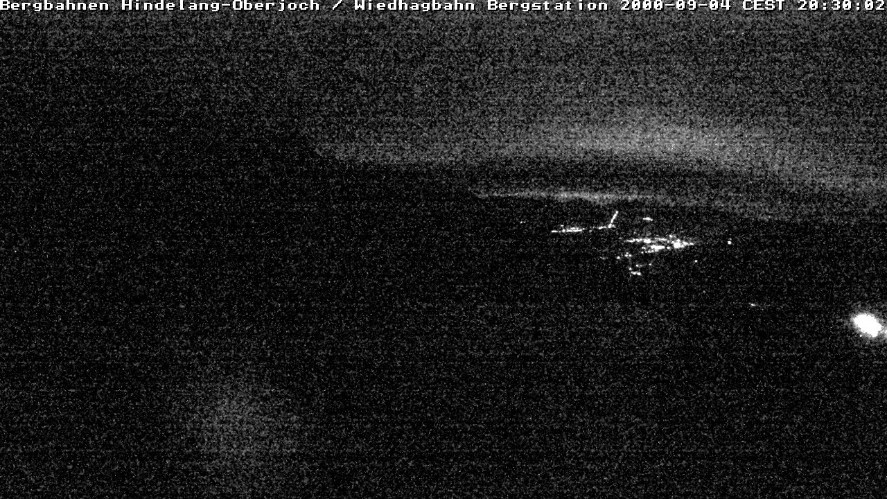 Archived image Webcam Bad Hindelang - Wiedhag Alp top station