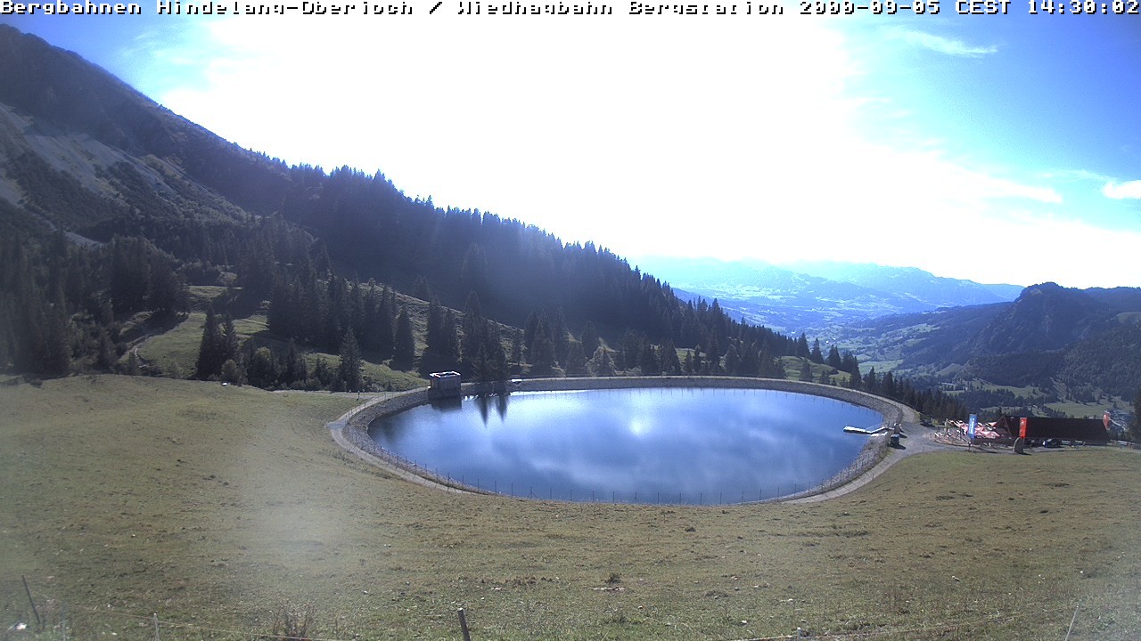Archiv Foto Webcam Bad Hindelang - Bergstation Wiedhag Alpe