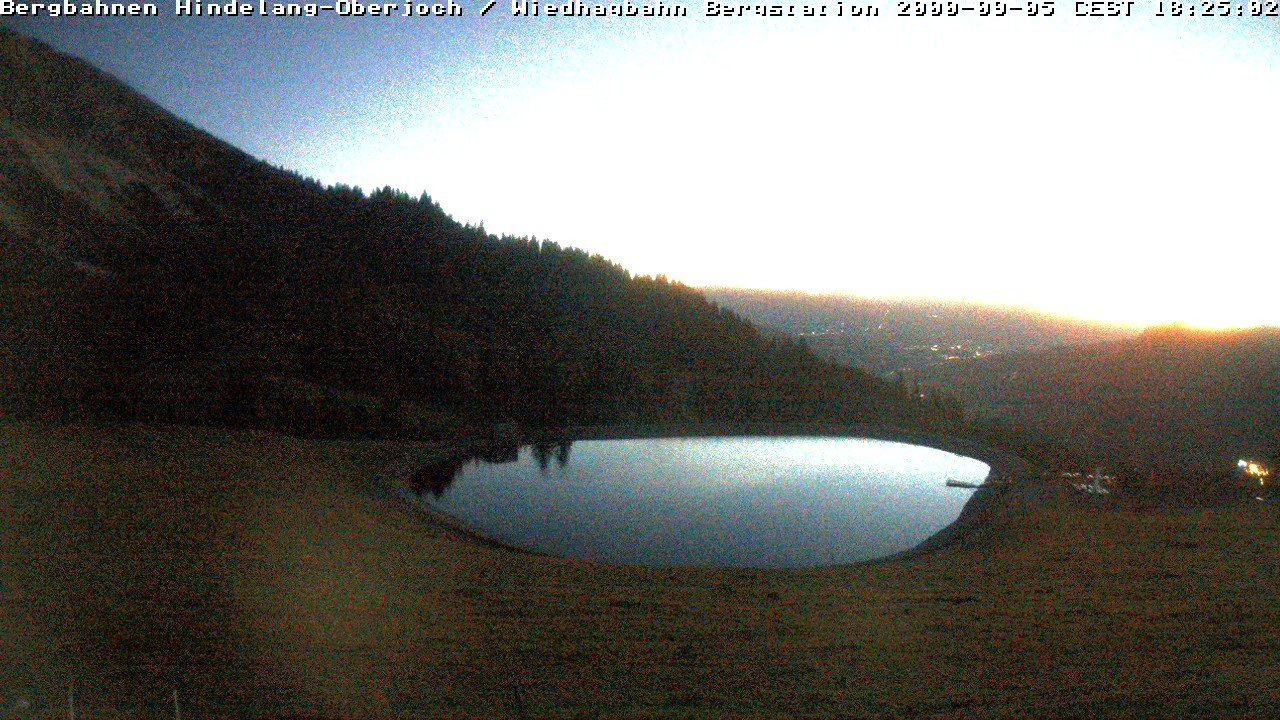 Archiv Foto Webcam Bad Hindelang - Bergstation Wiedhag Alpe