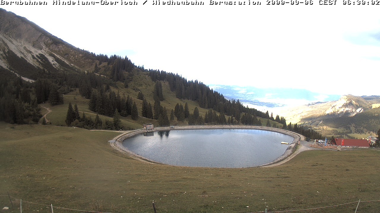 Archiv Foto Webcam Bad Hindelang - Bergstation Wiedhag Alpe