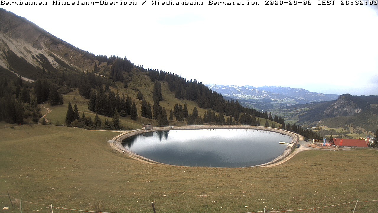 Archiv Foto Webcam Bad Hindelang - Bergstation Wiedhag Alpe
