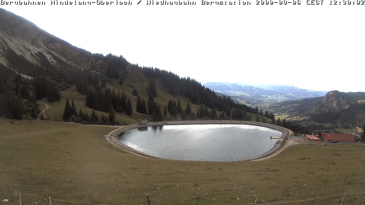 Archiv Foto Webcam Bad Hindelang - Bergstation Wiedhag Alpe
