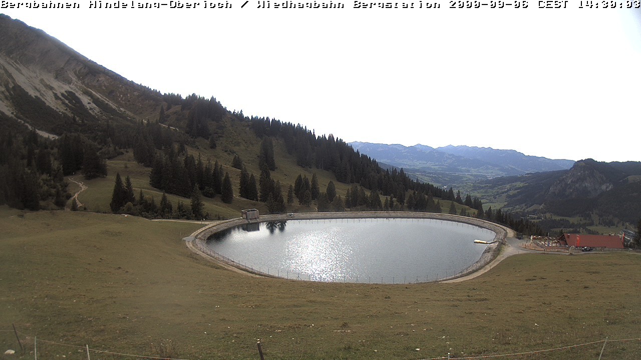 Archiv Foto Webcam Bad Hindelang - Bergstation Wiedhag Alpe