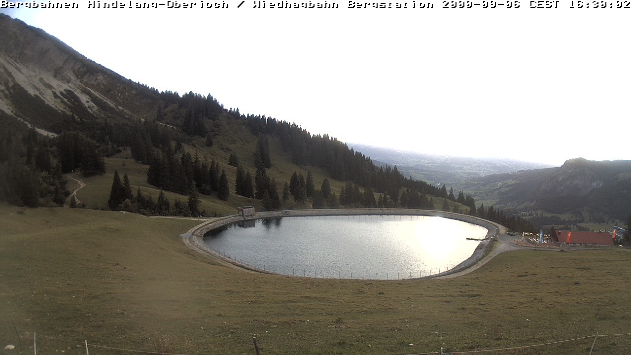 Archiv Foto Webcam Bad Hindelang - Bergstation Wiedhag Alpe